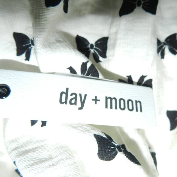 Day + Moon Katherine Tiered Mini Romper Dress Bow ୨୧ Ribbon୨୧ Print🆕📦⌚🏃🏻💨🚚 - Picture 13 of 15